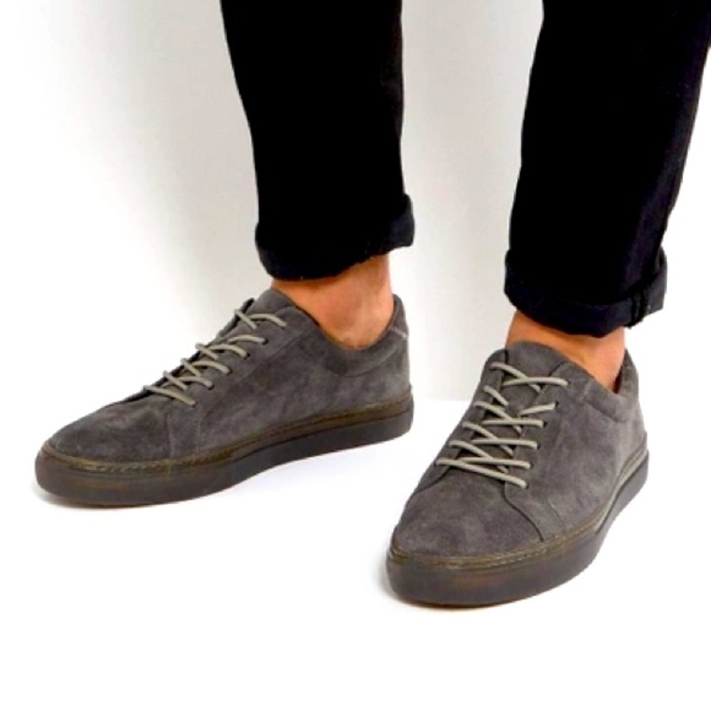 Vagabond Unisex Size EU 37/ US 6.5 Paul 2.0 Gray Suede/nubuck Leather Sneaker